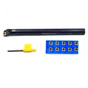 3/4" X 10" Right-Hand SCLCR Boring Bar with 10 Carbide Inserts (CCMT09T304/CCMT3