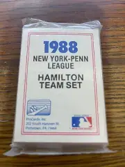 1988 Hamilton Redbirds ProCards SEALED Team Set