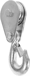 GLEAVI Pulley Ring Pulley Block Cable Pulley Wheel Heavy Duty Pulley Cable Rope Attachment Pulley Hooks for Hanging Rope Pulley System Pulley Hooks Heavy Duty Hook Pulley Bearing Pulley