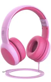 Gorsun Bluetooth Kids Headphones with Microphone, ~ Pink