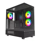 MONTECH XR XR-B ATX Mid-Tower PC Gaming Case Black