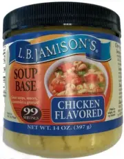 L.B. Jamison's Chicken Flavored Soup Base 14 oz