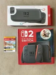 Nintendo Switch 2 Console Mario Kart World Bundle + Extras! In Hand