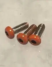 Rescue Orange Stainless Screws Set For Benchmade Crooked River Knife Pocket Clip