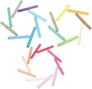 TEHAUX 48pcs Set Washable Dustless Chalk Set for Vibrant Colored Sidewalk Chalk for Drawing Writing and for Classrooms and Playrooms