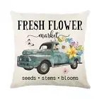 Throw Pillow Cover Nice-looking Protective Truck Pattern Sofa Throw Pillow Cover