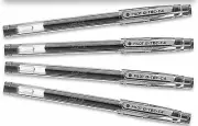 4 x Pilot G-Tec C4 Microtip Gel Ink 0.4 Rollerball Pens - Black