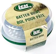 LEM Products Batter Bowl, Translucent and Green