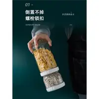 在飛比找ETMall東森購物網優惠-圓形玻璃罐子密封罐儲物罐玻璃瓶密封瓶五谷雜糧空瓶茶葉罐收納盒