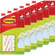6 Packs Command Adhesive Poster Picture Hanging Adhesive Sticky Strips 12 Strips