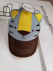 addie & tate Tiger Hat NWT BLUE/YELLOW/BROWN