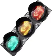 LED Barricade Motor Vehicle Intersection Traffic Light, 300/400mm U-turn Signal Light, Waterproof And Dustproof, Protection Grade IP65, Anti-electrocutio(Size:U-turn Plus Left Turn Signal,Color:300mm)
