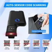 Bluetooth Barcode Scanner 1D 2D Wireless Back Clip Barcode Reader For PC Phone