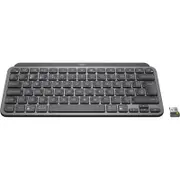 Logitech MX Keys Mini for Business Keyboard - Wireless Connectivity - English (US), Brazilian - Graphite - MX Keyswitch