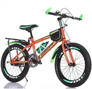 Mountain Bike Men's Mountain Bike 20 inch 22 inch 24 inch Single Speed ​​High-Carbon Steel Hardtail Student Child Commuter City Bike,Blue,22
