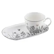 2pc Ashdene Queen Bee Tea Coffee Plate/Saucer & Drink Cup/Mug New Bone China Set