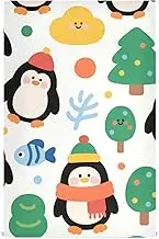 Amooorous Cute Cartoon Black Penguin decorativurkish tea towels kitchen kitchen towels terry cloth (prop2) large countertop restaurant toallas para cocina decoracion 28x18in set of 6