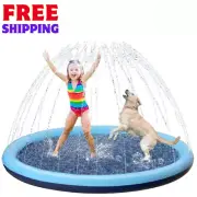 Dog Splash Pad Sprinkler Kids Non Slip Dog Sprinkler Pad Splash Puppy Pool Toys