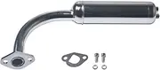Exhaust with Muffler for Predator 212cc 196cc 6.5HP Go Kart Mini Bike for Coleman CT200U BT200X CT200u-ex Mini Bike for Honda GX160 GX200 Go Kart