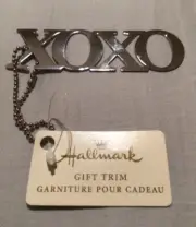 Hallmark XOXOXO Silver Gift Trim