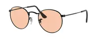 Ray-Ban RB3447 Round Metal Asian Fit 002/4B Men's Sunglasses Black Size 50