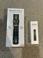 Olight Flashlight Bundle Warrior 3S & i3E EOS Dream Blue Brand New