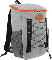 Totority Outdoor Cooler Backpack with Spacious Design Insulated Grocery Bag for Camping and Beach Comfortable Dual Shoulder Carry Keeps Food and Drinks at Temperature Grey