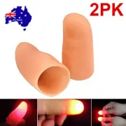 2pcs Magic LED GSPG78501x2 Lights Light Up Finger Props Tricks Thumb Fingers
