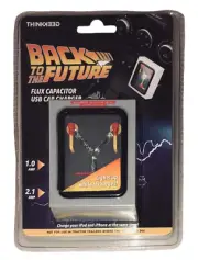 Back To The Future Flux Capacitor USB Car Charger Think Geek NIB NEW