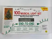 100 Musical Christmas String Light Set 25 Songs With Flashing Bulbs