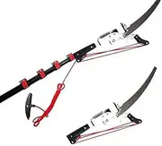 Professional Telescopic Tree Pruner with Tempered Steel Blade Saw Tree Loppers Pruners & Saw Extendable Bypass Garden Tools Lopper 12-24FT Telescopic Tree Pruner Tree High for Pruner 7.2M