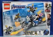 NEW - LEGO - MARVEL - AVENGERS - CAPTAIN AMERICA : OUTRIDERS ATTACK - SET -76123