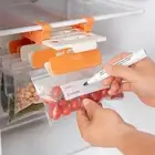 1 Set Fridge Shelf Holder Retractable Versatile Retractable Fridge Drawer
