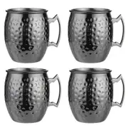 Mule Copper Mugs - 4packs - Black with Hammer Point
