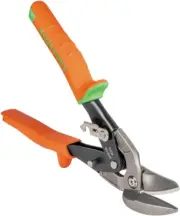 Klein Tools 2401R Right-Cutting Offset Snips, Aviation Tin Snips with Forged Bl