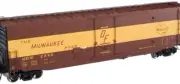 Atlas 8858-2 MILWAUKEE ROAD 50' PS-1 Plug Door Box Car #2569O-Scale [3-Rail] NEW