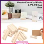 10PCS WOODEN NAME CARD PHOTO HOLDER PICTURE HOLDERS SIGN HOL