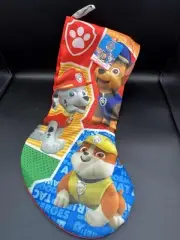Kurt S Adler Nickelodeon Paw Patrol 19 inch Christmas Stocking New