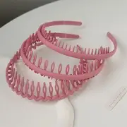 Set of 3: Headband 09 - Fuchsia - One Size