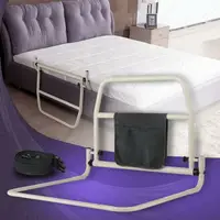 在飛比找樂天市場購物網優惠-扶手 可折疊老人床邊扶手護欄 孕婦起床助力支架臥床護理用品鋁