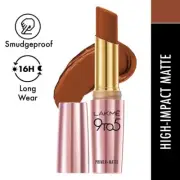 Lakme 9 To 5 High Impact Matte Lipstick - Rustic Brown