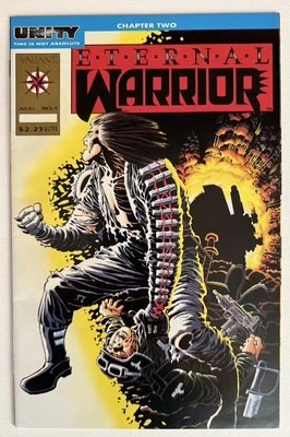 ETERNAL WARRIOR #1 GOLD EDITION (FLAT) Variant (1992 Valiant) Frank Miler - NM