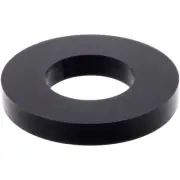 Plymor Black Acrylic Sphere Thin Display Holder Stand, 0.25" H x 1.5" W