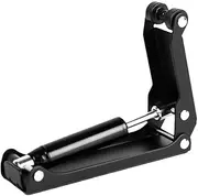 Piano Slow Close Device, Ultrathin Piano Slow Closing Soft Fall Device Vertical External Lid Protector Black Aluminum Alloy Hydraulic Pressure Piano Fallboard Decelerator