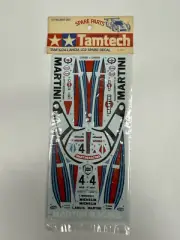 Vintage Tamiya Tamtech 1/24 Lancia LC2 Martini sticker decal set