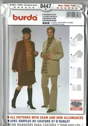 Burda 8447-Sewing Pattern - Maternity Jacket, Pants, Skirt in Sizes 10-20