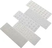 1set Nail Plate Nail Gel Nail Kits Nail Polish Kit Manicure Stamping Template Nail Art Plates Nail Art Stamper Manicure Accessory Nail Stampers Stencils Nail Stamps Stainless 5pcs
