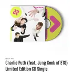 (非預購者請勿隨意下單)CHARLIE PUTH X JUNGKOOK LEFT AND RIGHT CD