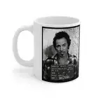 Bruce Springsteen Mugshot Coffee Mug 11oz | Magnificent Mug Shot Portrait | NEW