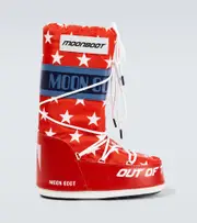 [Moon Boot] Moon Boot Icon Retrobiker snow boots AU 8 red